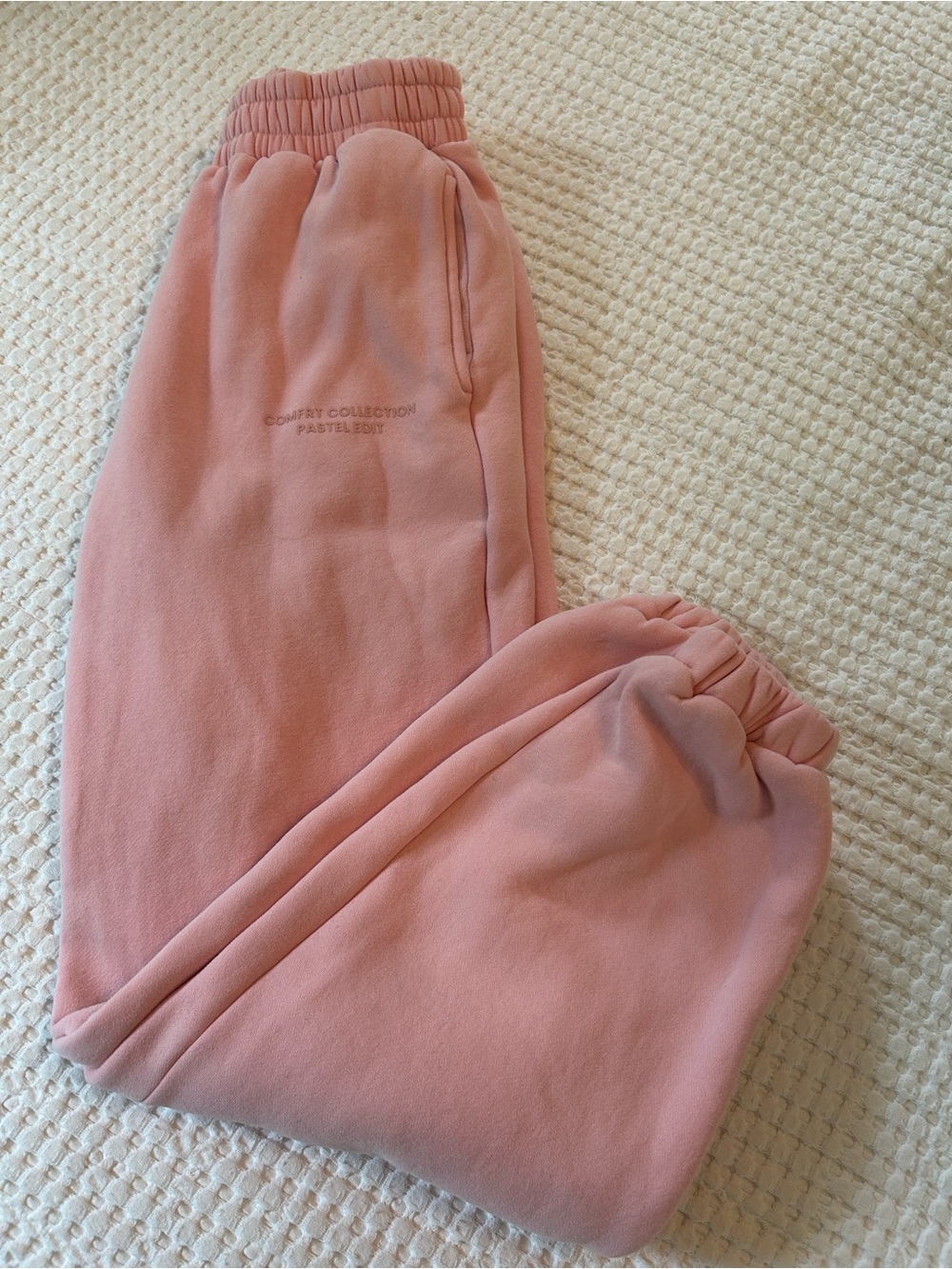 Pastel Pink Jogger Pants - Comfrt Collection